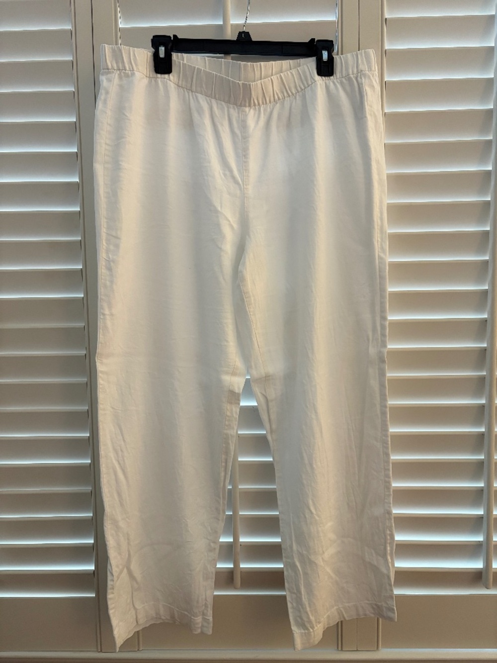 Old Navy pull on linen cropped pants Size L